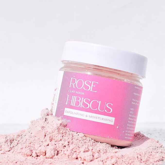 M&U Skin and Beauty Rose & Hibiscus Moisturizing Clay Mask