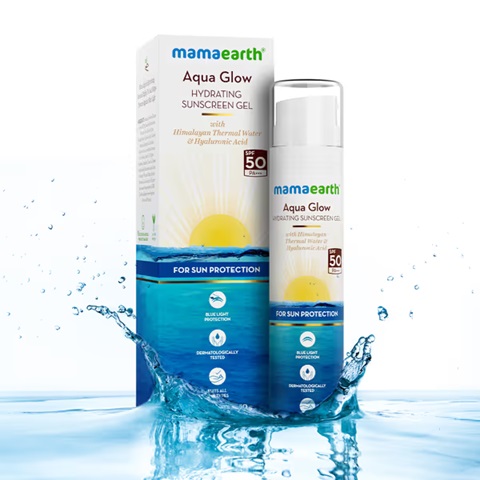 Mamaearth Aqua Glow Hydrating Sunscreen Gel
