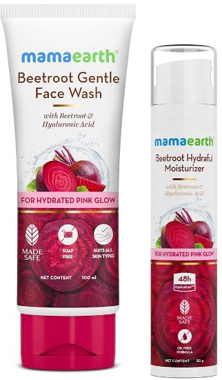 Mamaearth Beetroot Natural Pink Glow Combo