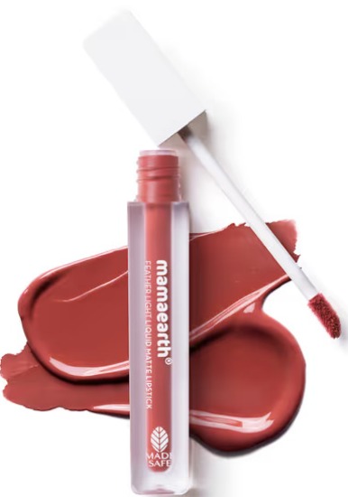 Mamaearth Feather Light Liquid Matte Lipstick - Nude Perfect