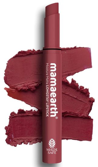 Mamaearth Moisture Matte Long Stay Lipstick - Plum Punch