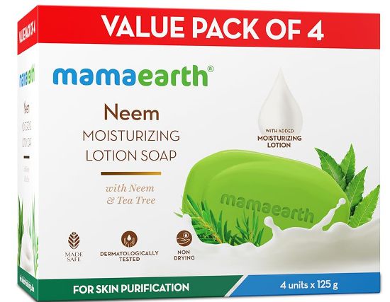 Mamaearth Neem Moisturizing Lotion Soap