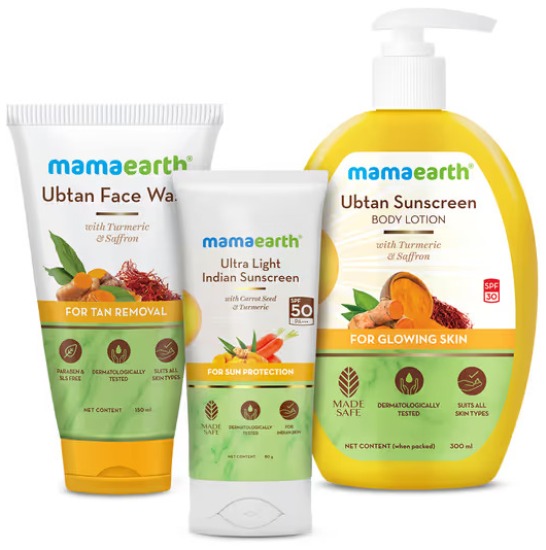 Mamaearth Tan-Free Radiance Trio