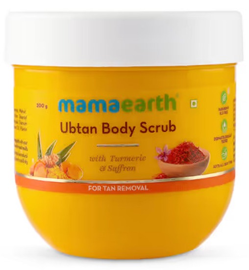 Mamaearth Ubtan Body Scrub with Turmeric & Saffron