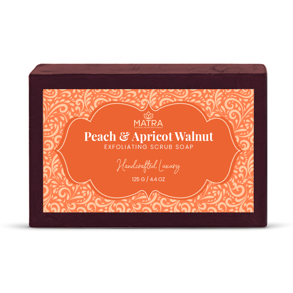 Matra Peach, Apricot & Walnut Scrub Soap