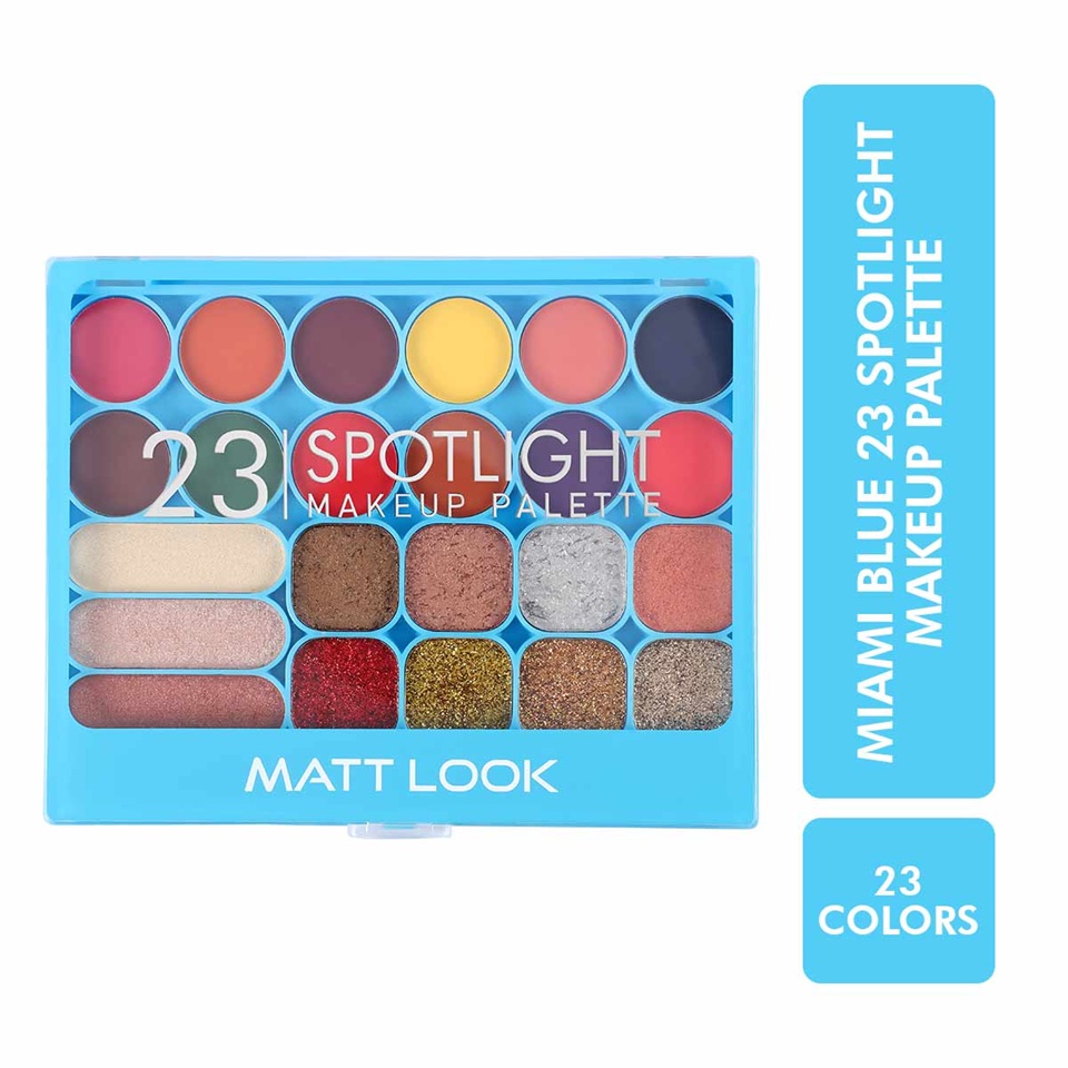 Mattlook Miami Blue 23 Spotlight Makeup Palette