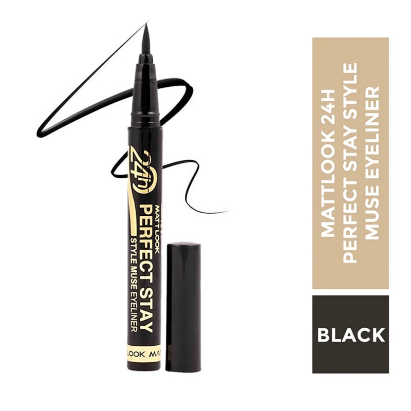 Mattlook 24H Perfect Stay Style Muse Eyeliner - Black