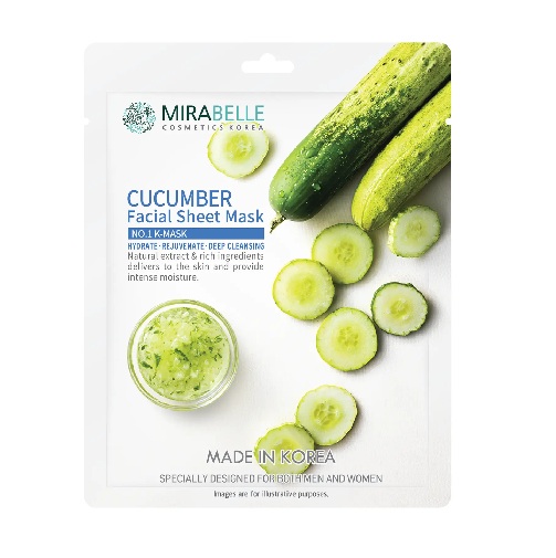 Mirabelle Korea Cucumber Facial Sheet Mask