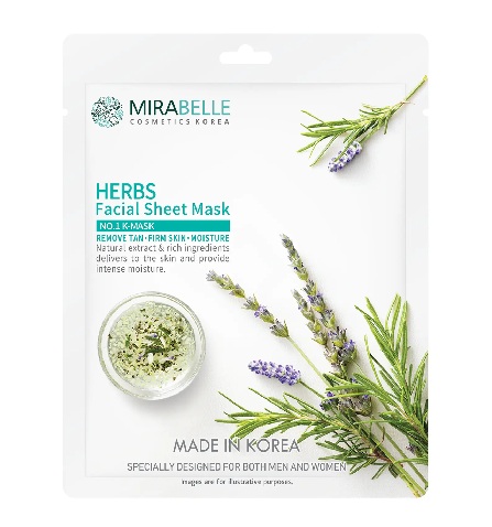 Mirabelle Korea Herbs Facial Sheet Mask