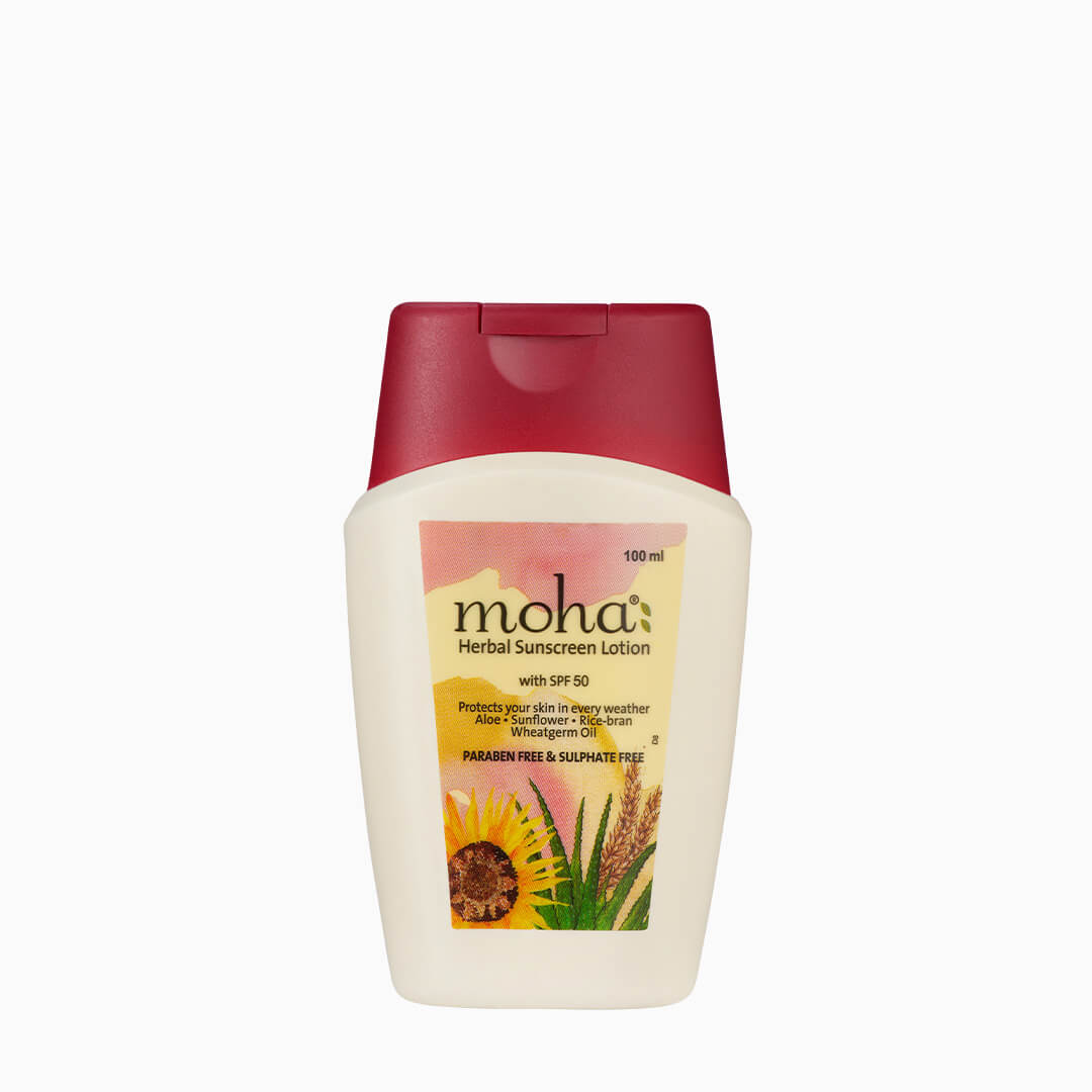 Moha Herbal Sunscreen Lotion with SPF 50