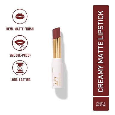 MyGlamm LIT Creamy Matte Lipstick - Purple