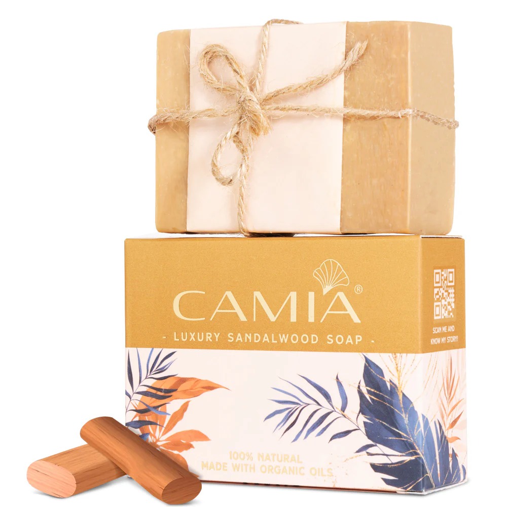Camia Luxury Organic Sandalwood Soap