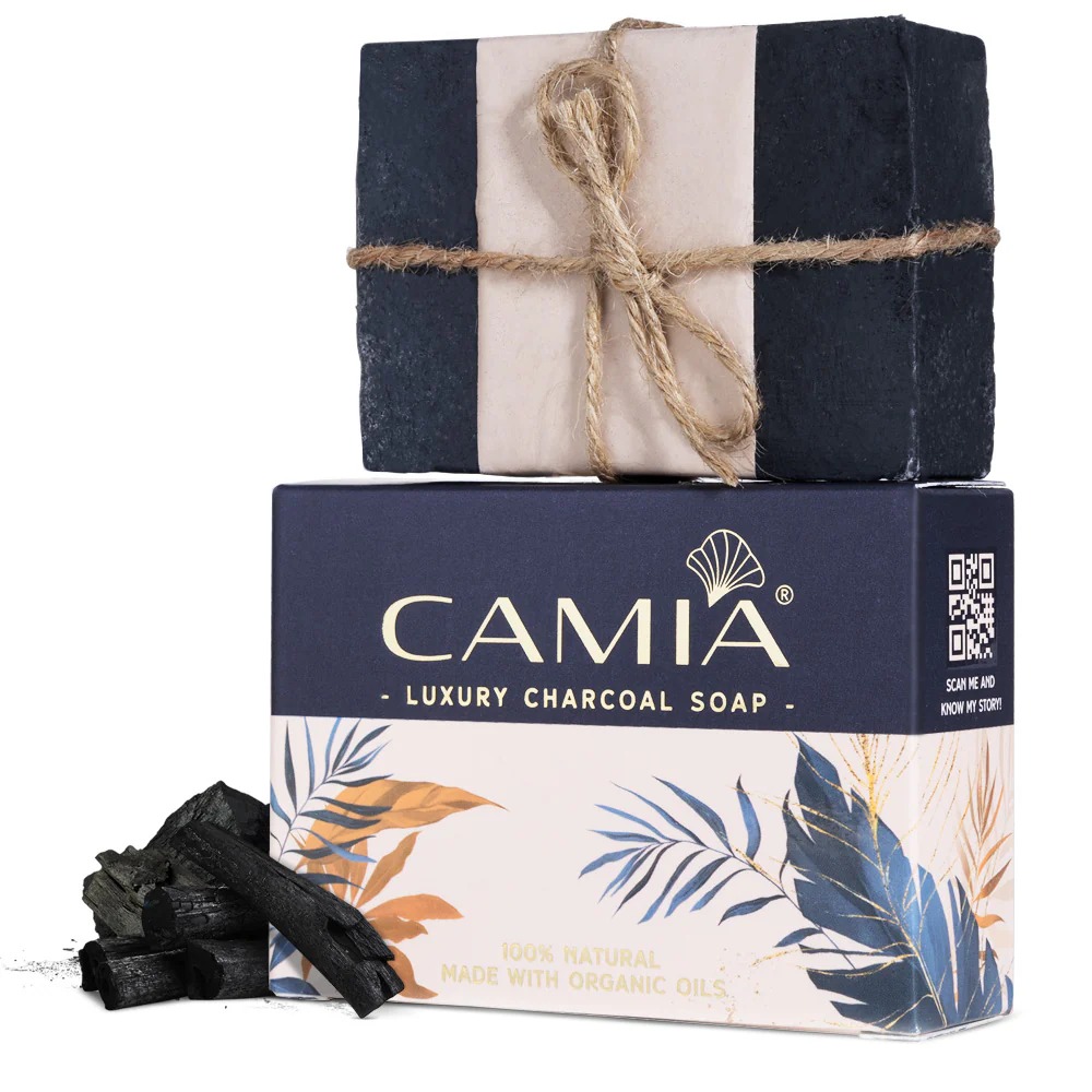 Camia Organic Charcoal Soap 
