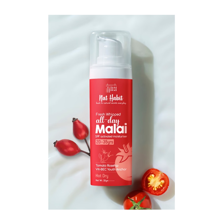 Nat Habit All-Day Face Malai - 20-35Yrs - Hot Dry Weather