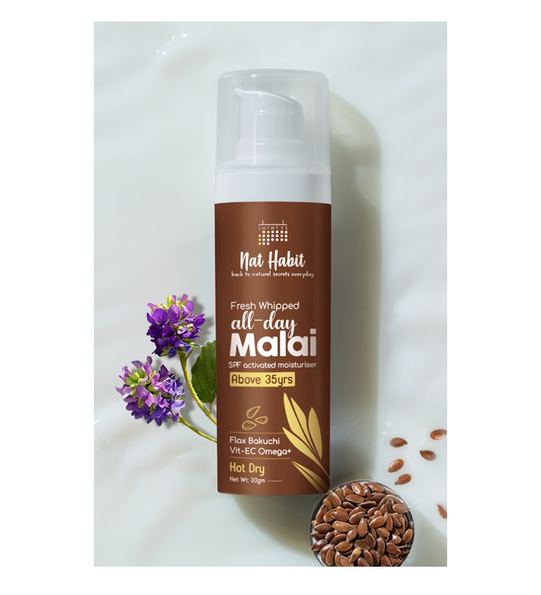 Nat Habit All-Day Face Malai - Above 35Yrs - Hot Dry Weather
