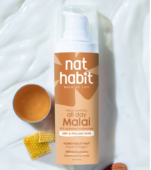 Nat Habit All-Day Face Malai - For Dry & Peeling Skin