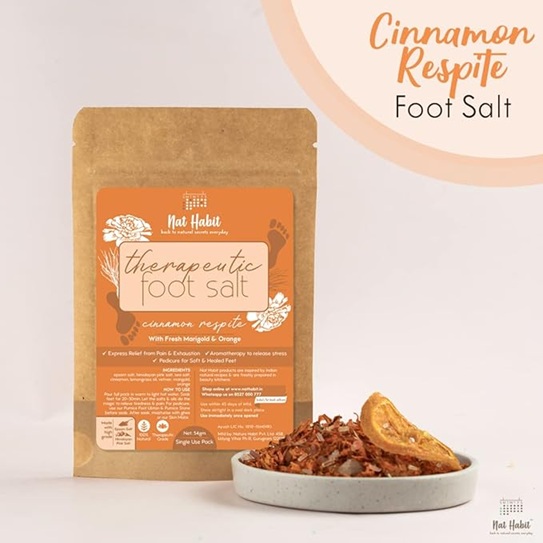 Nat Habit Cinnamon Respite Foot Salt