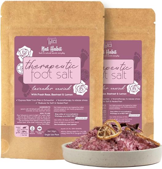 Nat Habit Lavender Unwind Foot Salt