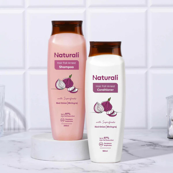 Naturali Hair Fall Arrest Shampoo + Arrest Conditioner Combo