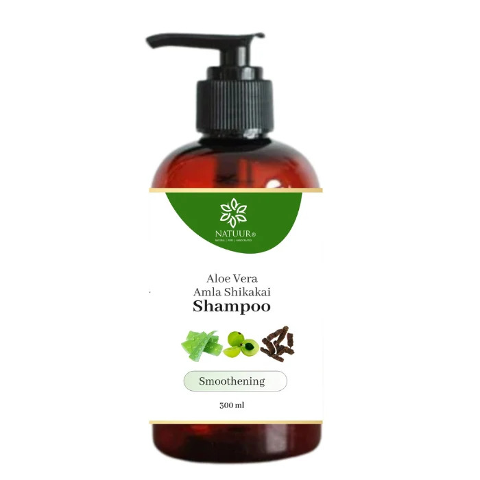 Natuur Aloe Vera Amla Shikakai Shampoo - Smoothening