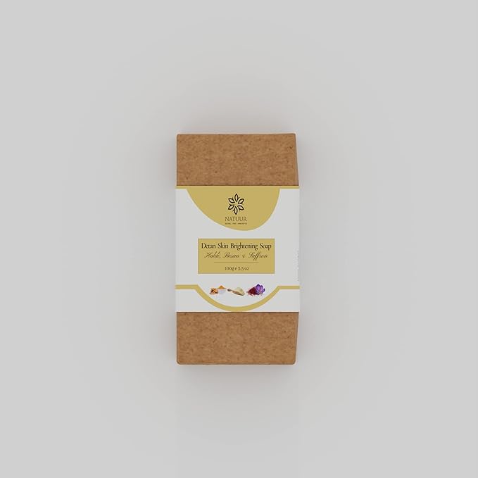 Natuur Besan Haldi Kesar Detan Skin Brightening Soap