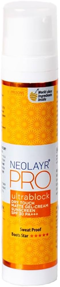 Neolayr Pro Ultrablock SPF 30 PA+++ Dry Touch Matte Gel Cream Sunscreen