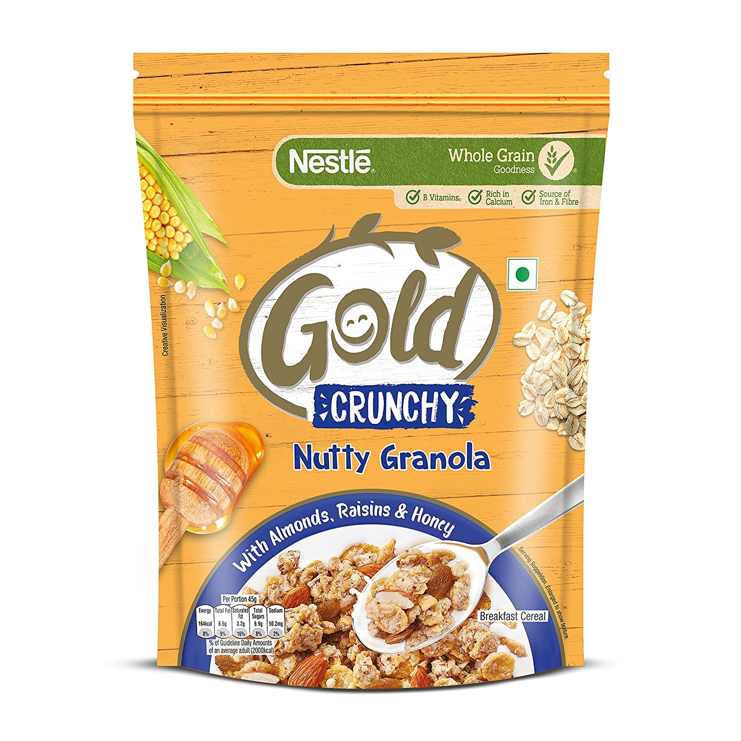Nestle Gold Cruncy Nutty Granola  Breakfast Cereal