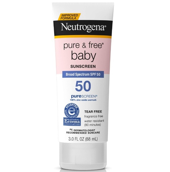 Neutrogena Pure & Free Baby Mineral Sunscreen Lotion SPF 50
