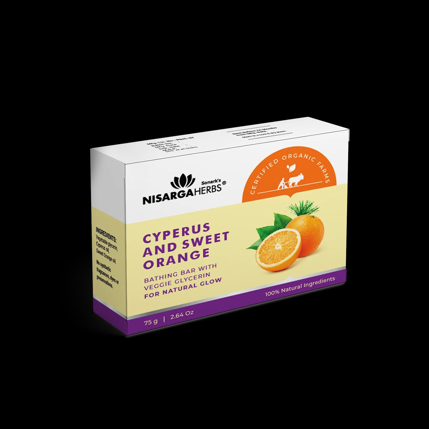 Nisarga Cyperus & Sweet Orange Soap