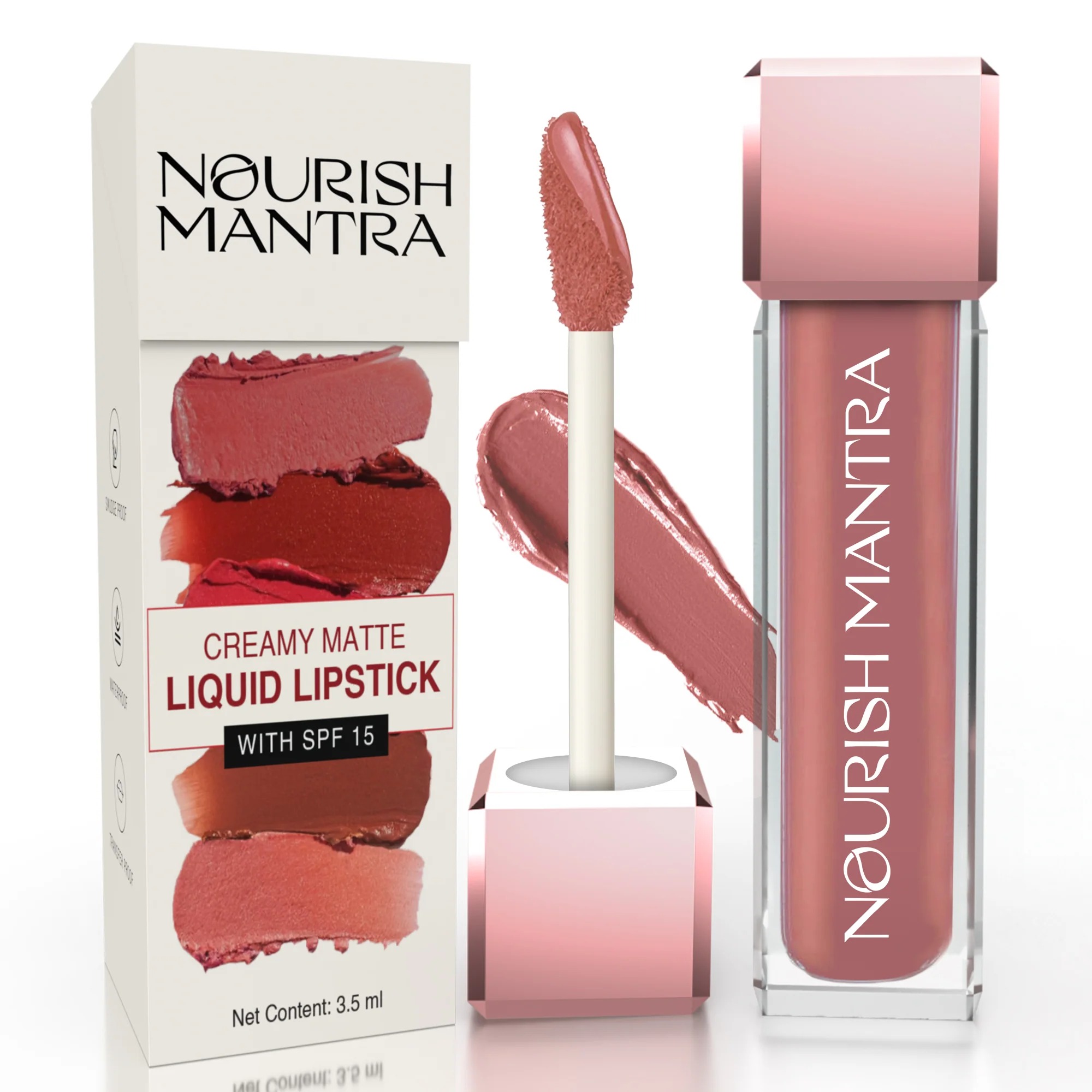 Nourish Mantra Natkhat Berry (Mauve) Lipstick with SPF 15