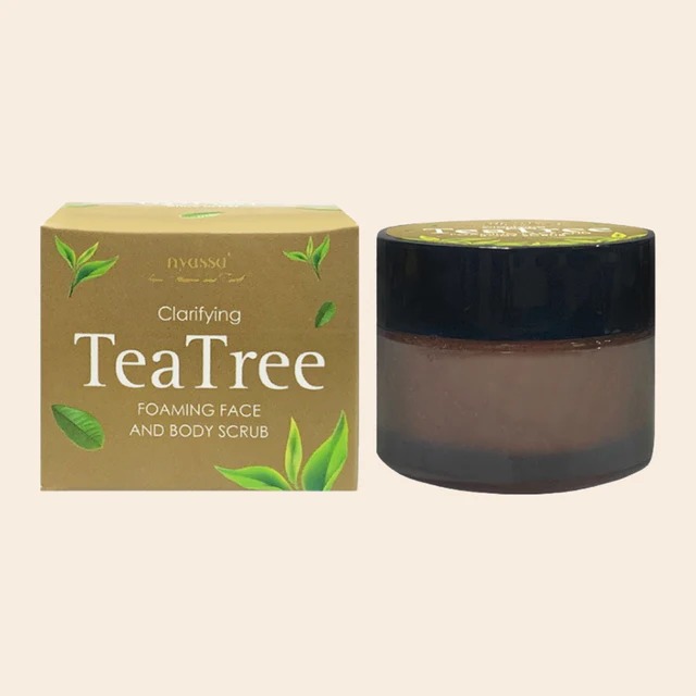 Nyassa Tea tree Face and Body Foaming Scrub
