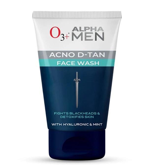 O3+ Alpha Men Acno D Tan face wash