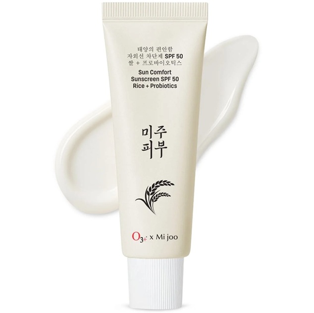 O3+ Mijoo Korea Sun Comfort Lightweight & Moisturising Sunscreen SPF 50