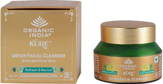 Organic India Ubtan Facial Cleanser Amla Aloe Vera