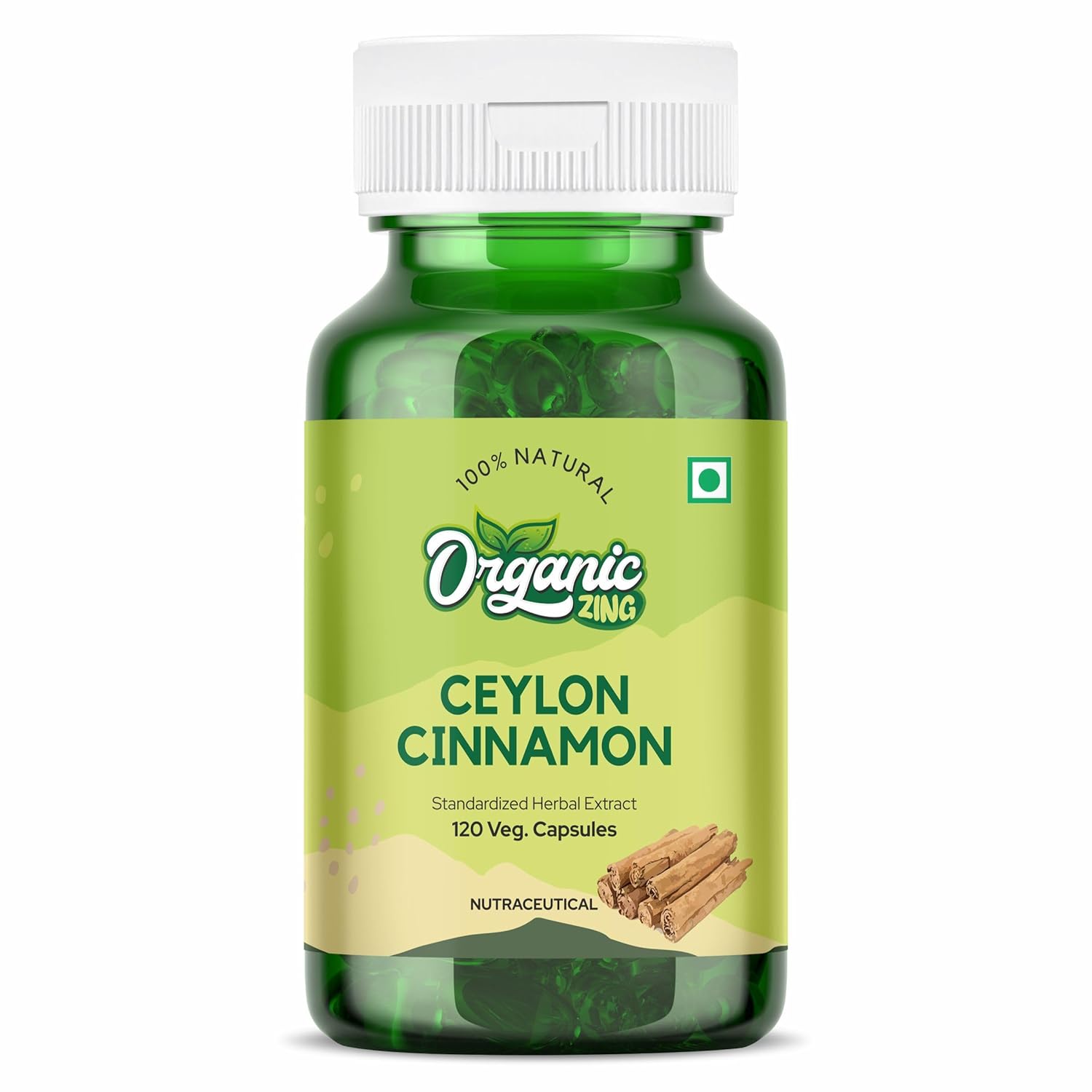 Organic Zing Ceylon Cinnamon  Capsules