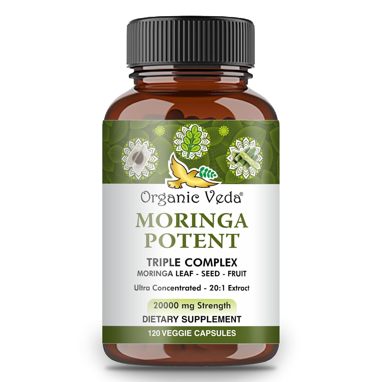 Organic veda Moringa Potent Capsules