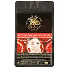 Organicos Anti Wrinkle Pomegranate Facial Sheet Mask