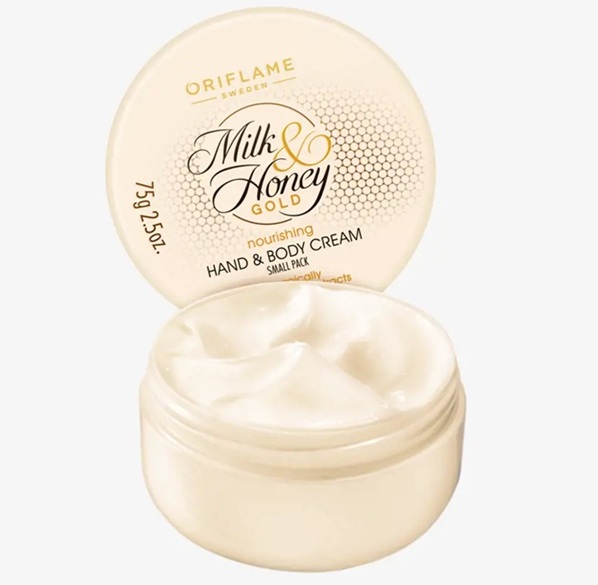 Oriflame Milk & Honey Gold Nourishing Hand & Body Cream Small Pack