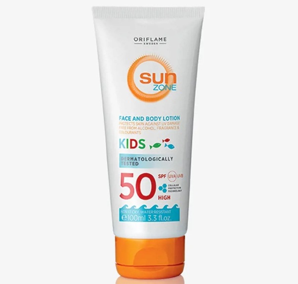 Oriflame Sun Zone Face & Body Lotion Kids SPF 50 High