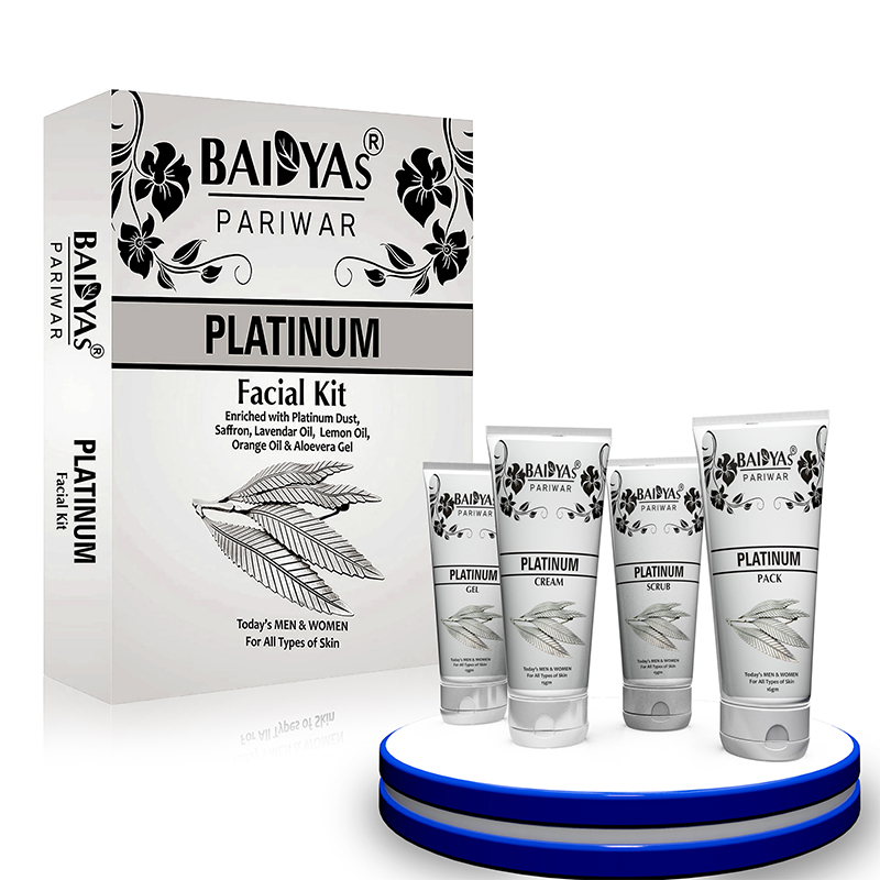 Parampara Ayurved Anti Ageing Care Baidyas Platinum Radiance Facial Kit