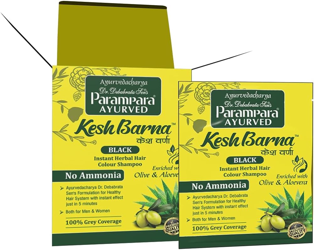Parampara Ayurved Kesh Barna Hair Color Shampoo