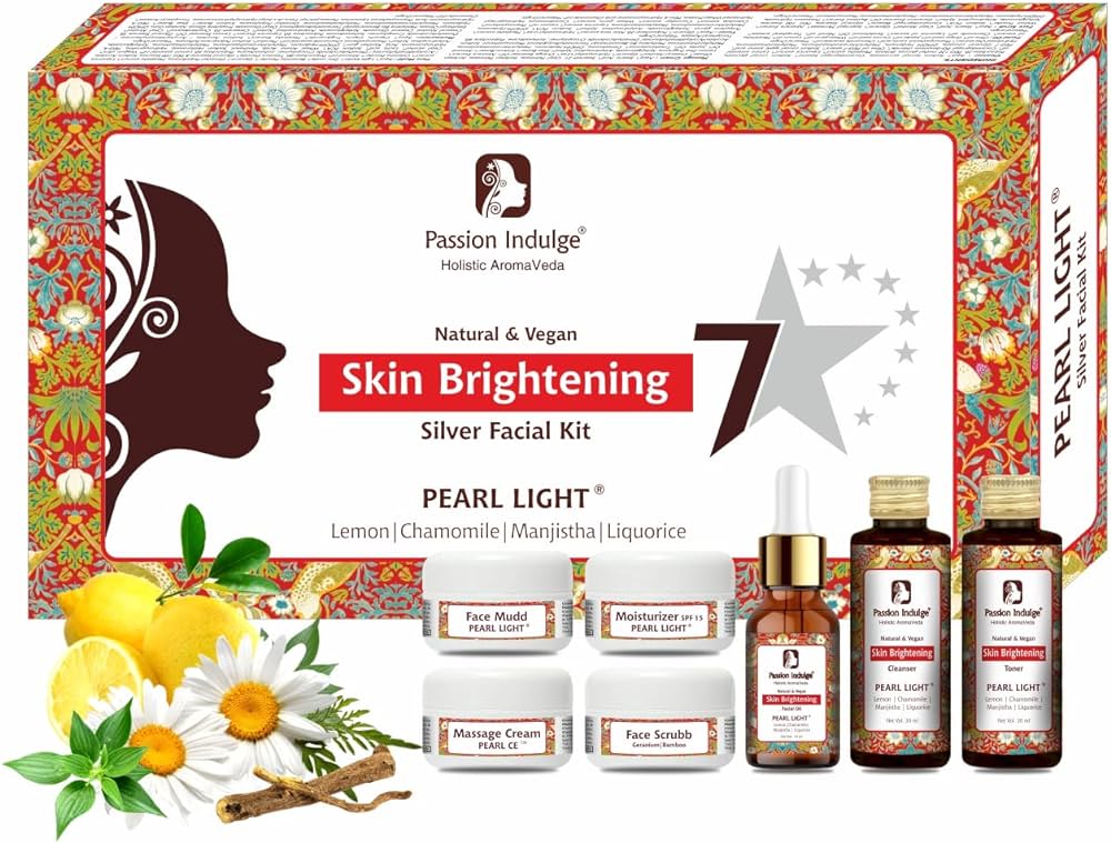 Passion Indulge Pearl Light 7 Star Pro Silver Facial Kit