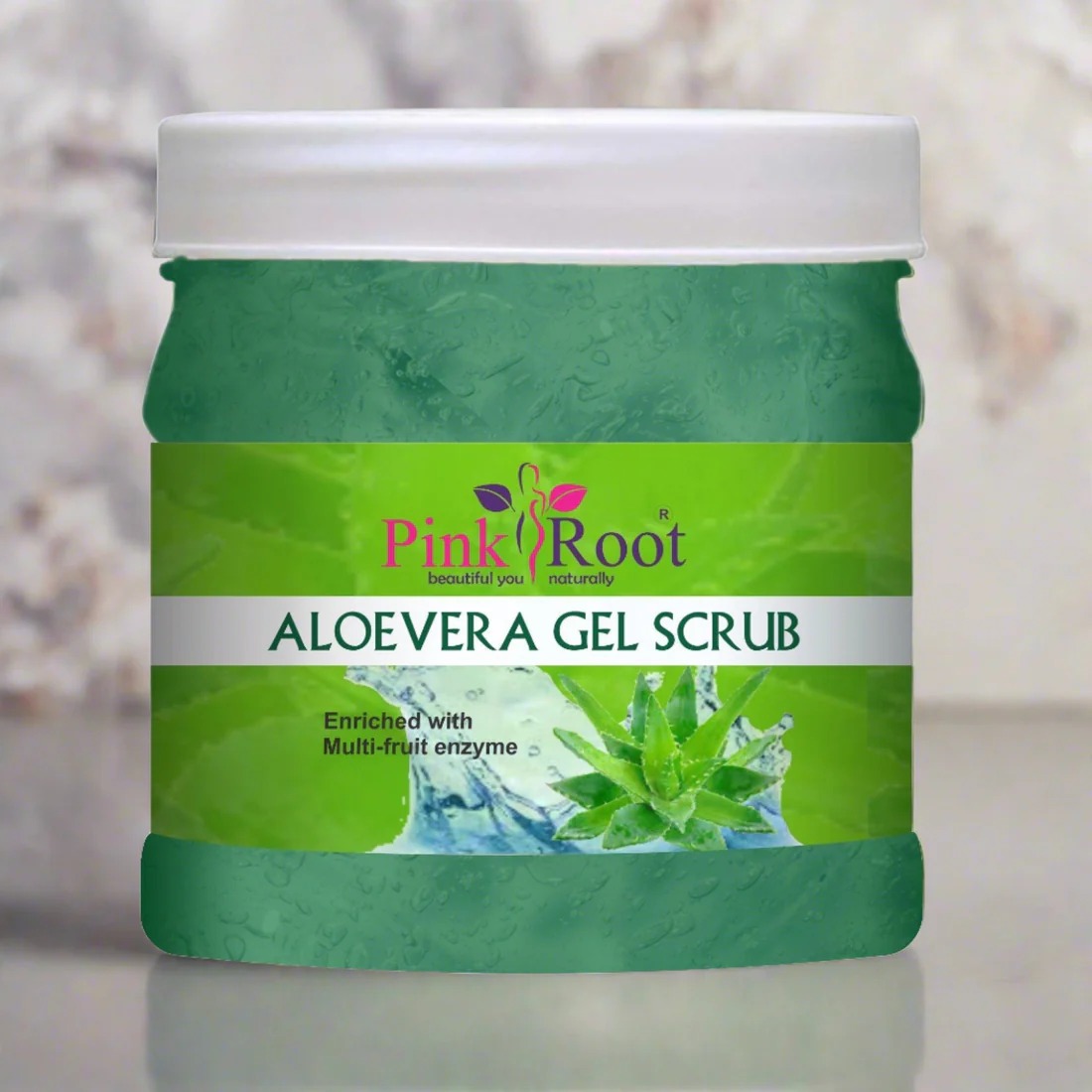 Pink Root Aloe Vera Gel Scrub