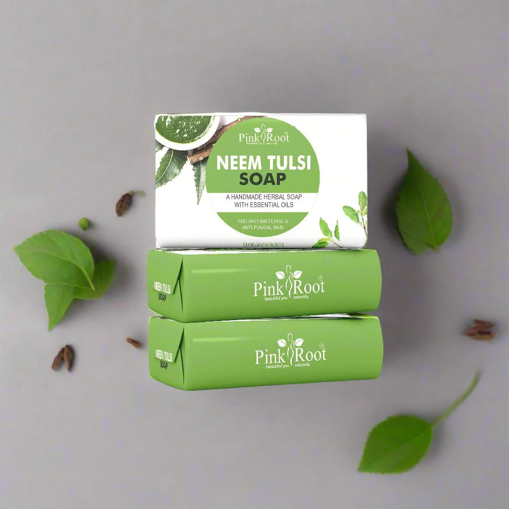 Pink root Neem Tulsi Handmade Soap