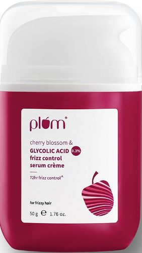 Plum 0.3% Glycolic Acid & Cherry Blossom Frizz Control Serum Creme