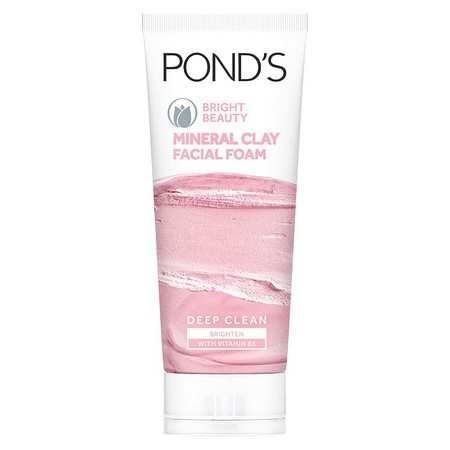 Ponds Bright Beauty Mineral Clay Vitamin B3 Face Wash 