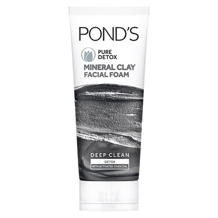 Ponds Pure Detox Mineral Clay Activated Charcoal Face Wash