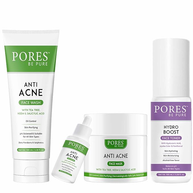 Pores Be Pure Acne Treatement Combo