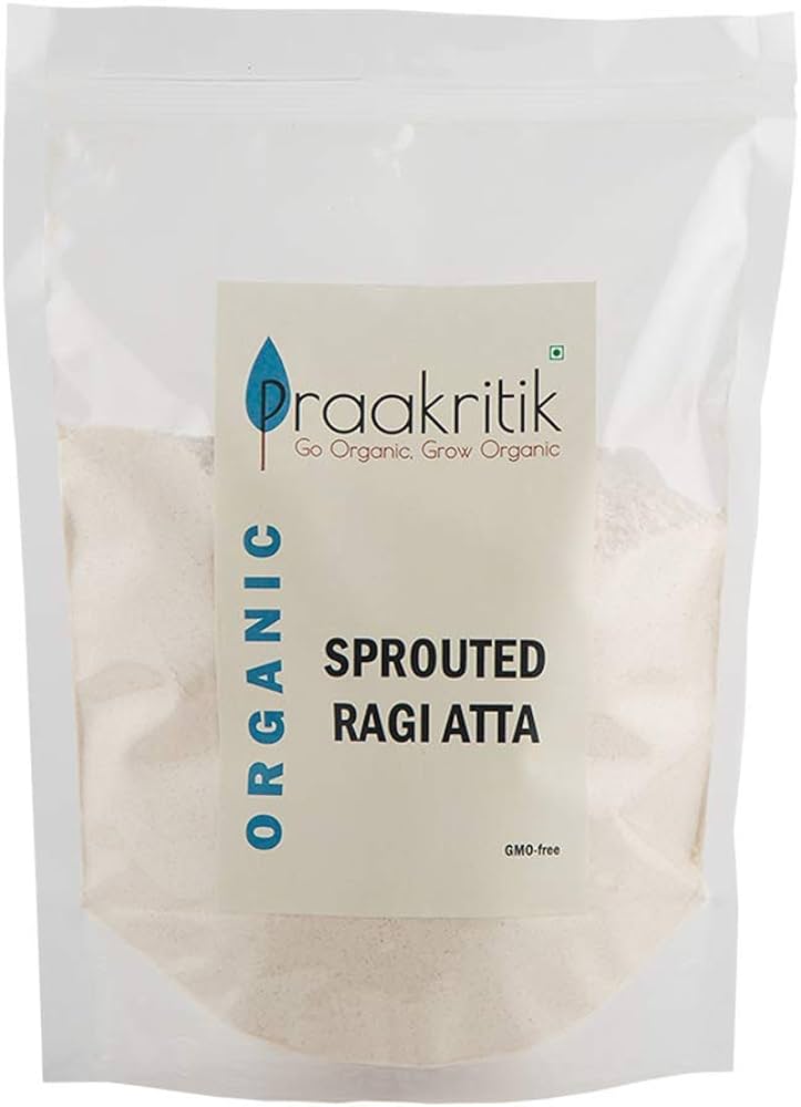 Praakritik Organic Sprouted Ragi Aata