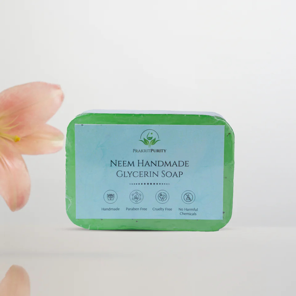 PrakritPurity Neem Handmade Glycerin Soap 